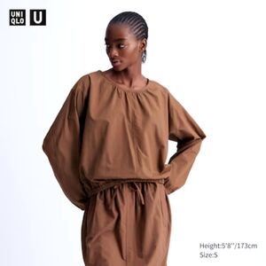 Brown PARACHUTE BLOUSE